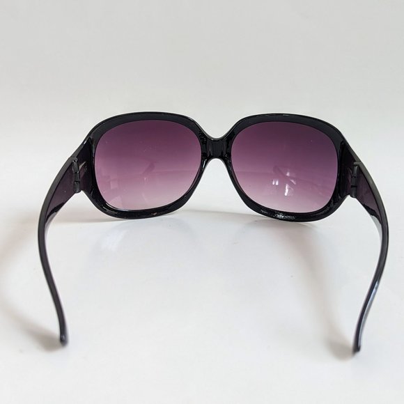 NWT Vintage 90's Large Acetate Lady Fashion Sunglasses (S.Black) - Picture 4 of 7